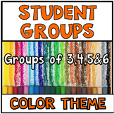 Pick a Partner Student Grouping Colors