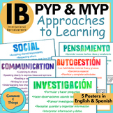 IB PYP and MYP Approaches to Learning (English and Spanish)