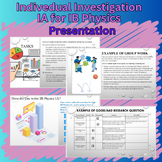 The Exact Structure of IB Physics Individual Investigation