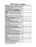 IB Planner Checklist