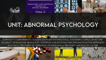 Preview of IB Psychology: Abnormal Psychology Bundle