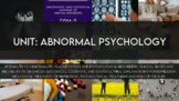 IB Psychology: Abnormal Psychology Bundle