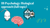 IB Psychology: Biological approach (full unit)