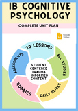 IB Psychology Cognitive Approach FULL Unit with Lessons, S