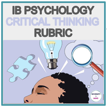 Preview of IB Psychology Critical Thinking Rubric (1-7) AP & general psychology too!