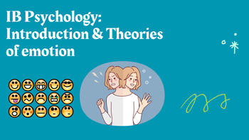 Preview of IB Psychology: Introduction to emotions & Theories of emotion