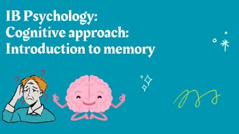 Preview of IB Psychology: Introduction to memory