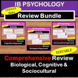 IB Psychology Main Approaches Studies, Prompts & Vocabular