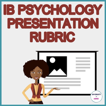 Preview of IB Psychology Presentation Rubric - suitable for AP & general psychology too!