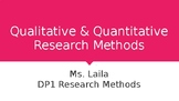 IB Psychology Qualitative & Quantitative Research Methods PPT