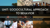 IB Psychology: Sociocultural Approach to Behavior Bundle