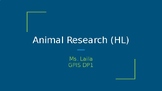IB Psychology Unit 2: Biological Approach - Animal Researc