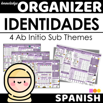 Preview of IB Spanish - Ab Initio - Knowledge Organizers - IDENTIDADES - Bundle