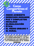 IB Spanish B Theme Poster - Como Compartimos El Planeta