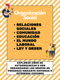 IB Spanish B Theme Poster - Organizacion Social