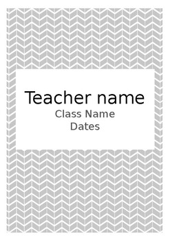Preview of IB Teacher Planner - editable PPT