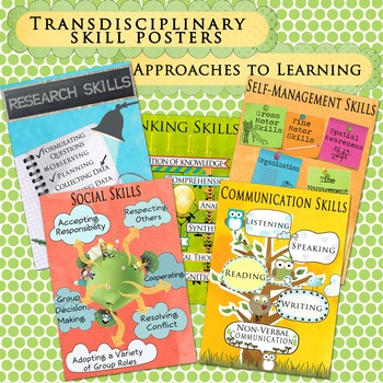 Preview of IB Transdisciplinary Skill Posters US Paper