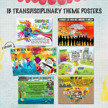 Preview of IB Transdisciplinary Theme Posters for US Paper