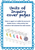 IB UNIT OF INQUIRY COVER PAGES