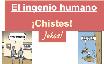 Preview of IB or AP Spanish: El ingenio humano: Chistes/Jokes