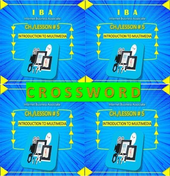 Preview of IBA CH./LESSON #5  {CROSS WORD PUZZLE}