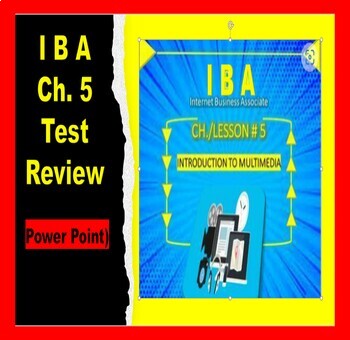 Preview of IBA Chapter 5 (TEST REVIEW) Power Point format