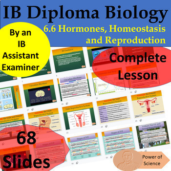 Preview of IBDP Biology Topic 6.6 Hormones, Homeostasis and Reproduction - 68 Google Slides