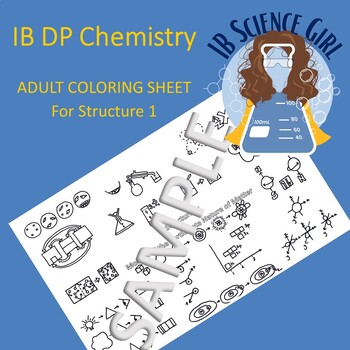 Preview of IBDP Chemistry Structure 1 Colouring Sheet