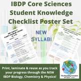 IBDP Core Sciences Student Knowledge Poster Set Bundle
