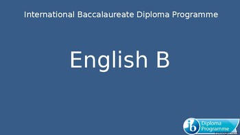 Preview of IBDP English B SL&HL 2020-2022 full Text-type Conventions [IB's own words]
