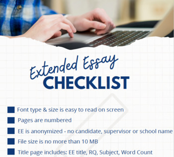 extended essay checklist
