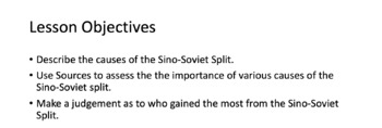 Preview of IBDP History: The Sino-Soviet Split
