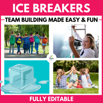 Preview of CLASSROOM ICE BREAKERS | BACK TO SCHOOL | TEAM BUILDING ACTIVITIES