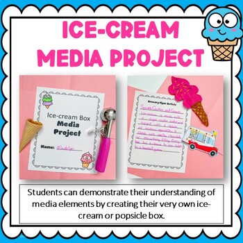 Preview of ICE-CREAM BOX PROJECT MEDIA LITERACY