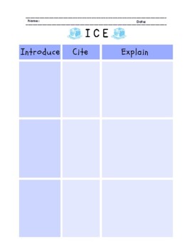 Preview of ICE Note Taking
