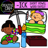 ICK Short I Word Family {Creative Clips Digital Clipart}