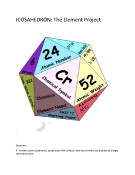 Preview of ICOSAHEDRON: The Element Project High School Chemistry