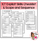 ICT Explicit Skills Checklist and Scope and Sequence