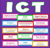 ICT FLASH CARDS x 200 -TEACHING RESOURCE, CLASSROOM DISPLA