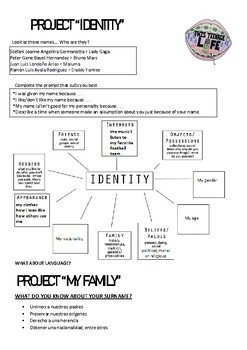 Preview of IDENTITY AND FAMILY