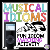Idioms Activity - Understanding Idioms in Song Lyrics Musi