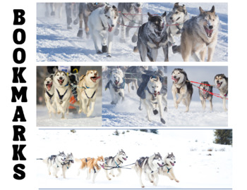 Preview of IDITAROD BOOKMARKS (without the word Iditarod)