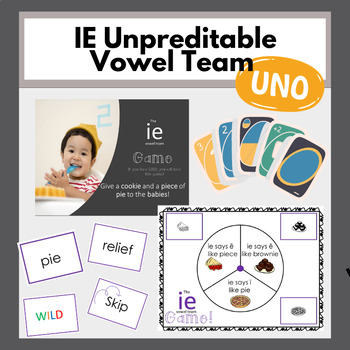 Preview of IE Vowel Team Game- UNO Style