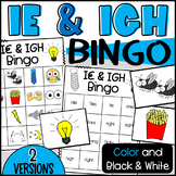 IE and IGH Phonics Bingo Game: Long I