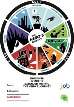 Preview of IEB - Narrative Essay Task - The Hero's Journey
