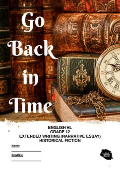 Preview of IEB - extended writing - historical fiction