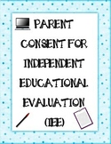 IEE Parent Consent Form