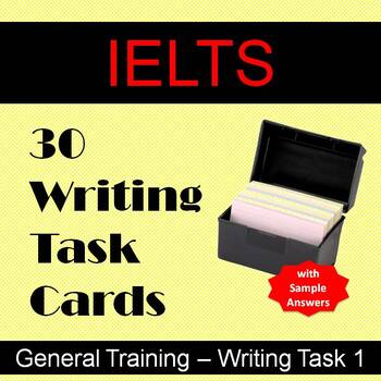 Preview of IELTS General Training Module Writing Task Card Practice Set