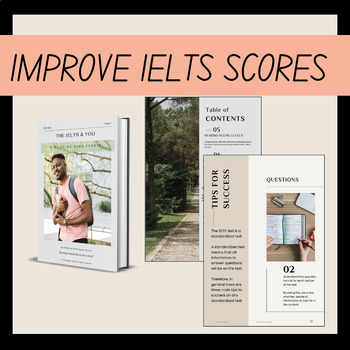 Preview of IELTS Test Preparation Student Guide for Better Scores