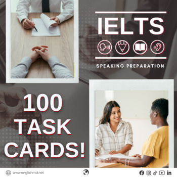 Preview of IELTS Speaking Part 2 Preparation - 100 Task Cards